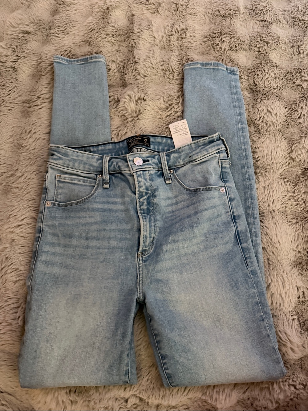 Abercrombie & Fitch Light Blue Women's Skinny Jeans